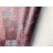 ONY305 Khroma ZOOM vliesová látková tapeta na zeď Onyx 2022 - Nubo Mahogany, velikost 10,05 m x 53 cm