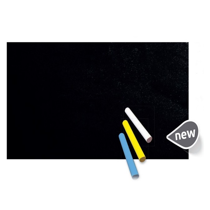 213-0004 D-C-Fix Samolepící tabulová popisovací folie černá se třemi křídami, velikost 45 x 200 cm