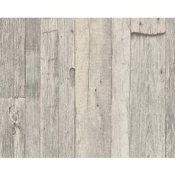 95931-1 Moderní tapeta na zeď dřevěné prkno Dekora Natur 6 (2023), velikost 10,05m x 53cm