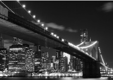 FTN S 2469 AG Design vliesová fototapeta 4-dílná Brooklyn bridge, velikost 360 x 270 cm
