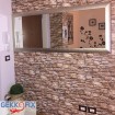 10-225 Samolepící tapeta folie Gekkofix imitace kamenná zeď, šíře 45 cm