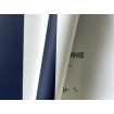108557 Dětská vliesová tapeta na zeď Graham & Brown, Kids@Home 6 - bílé a modré proužky, velikost 10 m x 52 cm