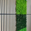 136701 Stěnový akustický panel, 52x52x1 cm, materiál 100% dřevo