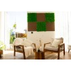 136706 Stěnový akustický panel, 104x52x1 cm, materiál 100% dřevo
