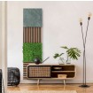136719 Akustický stěnový panel, 52x52x1 cm, materiál přírodní kámen