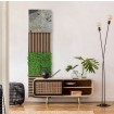 136721 Akustický stěnový panel, 52x52x1 cm, materiál přírodní kámen