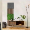 136723 Akustický stěnový panel, 52x52x1 cm, materiál přírodní kámen
