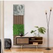 136725 Akustický stěnový panel, 52x52x1 cm, materiál přírodní kámen