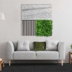 136730 Akustický stěnový panel, 104x52x0,7 cm, materiál přírodní kámen