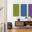 136743 Akustický stěnový panel, materiál rPET-plsť, rozměry 104x52x0,6cm (0,27 m²)