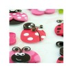 Dekorace Crearreda 3L M Pink Ladybugs 14506 Slunéčko sedmitečné