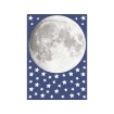 Samolepicí dekorace Crearreda WA L Glow Moon 18112 Svítící měsíc