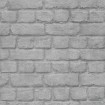 226751 Dětská papírová tapeta na zeď Kids´Club 2021 - cihlová zeď stříbrná, velikost 53 cm x 10,05 m