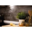 270-0168 PVC Omyvatelný vinylový stěnový obklad  - šedé cihly, šíře 67,5 cm D-C-fix Ceramics