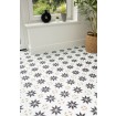 274KT5065 D-C-FIX samolepící podlahové čtverce z PVC, barva šedo-bílá, samolepící vinylová podlaha, PVC dlaždice, velikost 30,5 x 30,5 cm