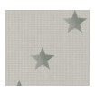 35183-2 A.S. Création designová vliesová tapeta na zeď šedé hvězdy, velikost 10,05 m x 53 cm