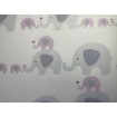 38113-2 A.S. Création dětská vliesová tapeta na zeď Little Love 2026 sloni, velikost 10,05 m x 53 cm