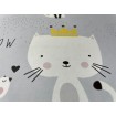 38131-1 A.S. Création dětská vliesová tapeta na zeď Little Love 2026 kočičky, velikost 10,05 m x 53 cm