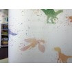 38146-1 A.S. Création dětská vliesová tapeta na zeď Little Love 2026 dinosauři, velikost 10,05 m x 53 cm