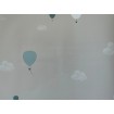7001-2 ICH Wallcoverings vliesová tapeta na zeď proužky Noa 2025 mráčky, balóny, velikost 10,05 m x 53 cm