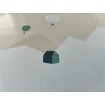 7501-2 ICH Wallcoverings dětská samolepící krémová bordura na zeď z kolekce Noa 2025 hory, balóny, velikost 16 cm x 5 m