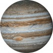 KT-D1017 Kulatá samolepocí obrazová fototapeta Komar Jupiter, velikost průměr 128 cm
