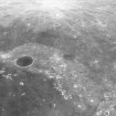 KT-D1019 Kulatá samolepocí obrazová fototapeta Komar Moon, velikost průměr 128 cm