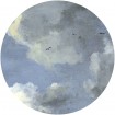 KT-D1037 Kulatá samolepocí obrazová fototapeta Komar Simply Sky, velikost průměr 128 cm