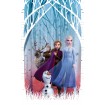 FCP L 6165 AG Design textilní foto závěs dětský obrazový Disney - Frozen, Ledové království FCPL 6165 s úplným zastíněním, velikost 140 x 245 cm