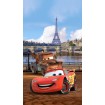 FCP L 6101 AG Design textilní foto závěs dětský obrazový Cars in Paris - Auta v Paříži Disney FCPL 6101 s úplným zastíněním, velikost 140 x 245 cm