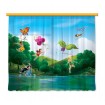 FCS XL 4317 AG Design textilní foto závěs dětský dělený obrazový Fairies with Rainbow - Víly a duha Disney FCSXL 4317, velikost 180 x 160 cm
