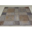 DF0004 Decofloor samolepící podlahové čtverce z PVC dlažba barevná, samolepící vinylová podlaha, PVC dlaždice, velikost 30,4 x 30,4 cm