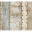 KT1-34773 A.S. Création vliesová tapeta na zeď Industrial 2023 - moderní vzhled ocelových plátů, velikost 10,05 m x 53 cm
