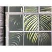 KT2-04773 A.S. Création vliesová tapeta na zeď Industrial 2023 palmy za oknem, velikost 10,05 m x 53 cm