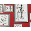 KT2-64873 A.S. Création designová luxusní vliesová omyvatelná  tapeta na zeď Karl Lagerfeld, velikost 10,05 m x 53 cm
