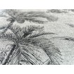 KT4-12083 A.S. Création vliesová tapeta na zeď přírodní motiv s palmami Cuba 2024, velikost 10,05 m x 53 cm