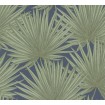 KTATQ0001 AS Création přírodní vliesová tapeta na zeď s palmovými listy Antiqua (2025), velikost 10,05 m x 53 cm