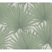 KTATQ0004 AS Création přírodní vliesová tapeta na zeď s palmovými listy Antiqua (2025), velikost 10,05 m x 53 cm