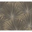 KTATQ0017 AS Création přírodní vliesová tapeta na zeď s palmovými listy Antiqua (2025), velikost 10,05 m x 53 cm