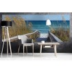 MP-2-0212 Vliesová obrazová panoramatická fototapeta Sandy Boardwalk + lepidlo Zdarma, velikost 375 x 150 cm