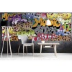 MP-2-0322 Vliesová obrazová panoramatická fototapeta Graffiti Art + lepidlo Zdarma, velikost 375 x 150 cm