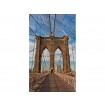 MS-2-0005 Vliesová obrazová fototapeta Brooklyn Bridge, velikost 150 x 250 cm