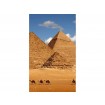 MS-2-0051 Vliesová obrazová fototapeta Egypt Pyramids, velikost 150 x 250 cm