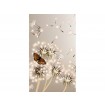 MS-2-0148 Vliesová obrazová fototapeta Dandelions and Butterfly, velikost 150 x 250 cm