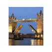 MS-3-0021 Vliesová obrazová fototapeta Tower Bridge at Night, velikost 225 x 250 cm