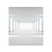 MS-3-0036 Vliesová obrazová fototapeta White Corridor, velikost 225 x 250 cm