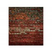 MS-3-0166 Vliesová obrazová fototapeta Brick Wall, velikost 225 x 250 cm