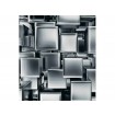 MS-3-0285 Vliesová obrazová fototapeta Metal Cubes, velikost 225 x 250 cm