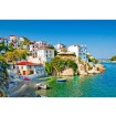 MS-5-0197 Vliesová obrazová fototapeta Greece Coast, velikost 375 x 250 cm