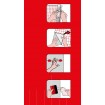 KT2118-643 Samolepicí fólie d-c-fix samolepící tapeta matná červená, velikost 67,5 cm x 2 m